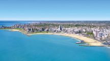 Costa de la ciudad de Mar del Plata