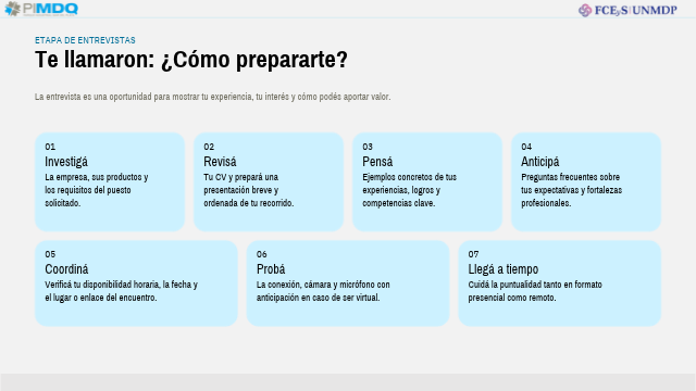 cómo prepararte si te llaman