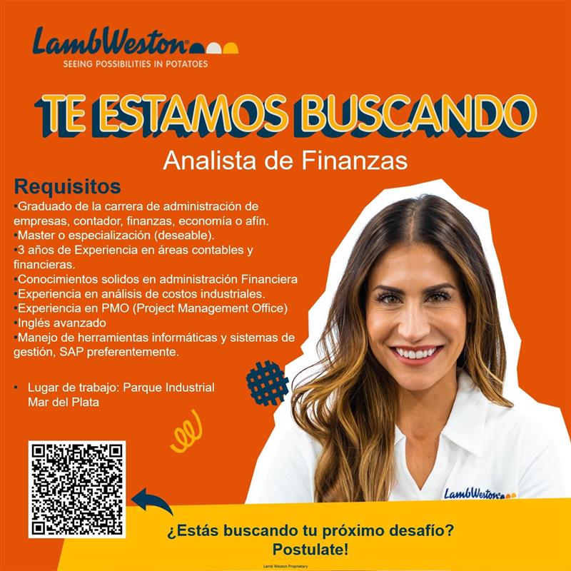 7.25 Analista de finanzas Lamb Weston