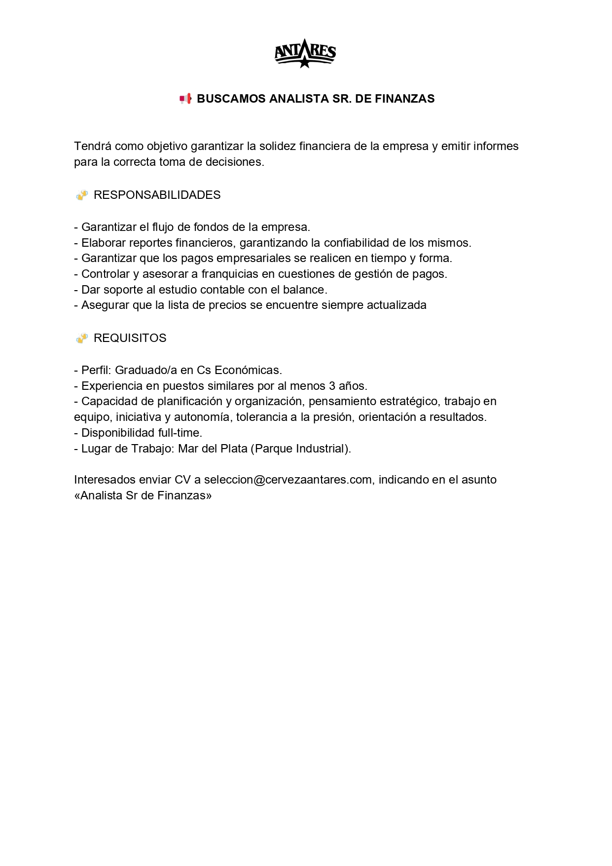 Aviso Analista Sr de Finanzas page 0001