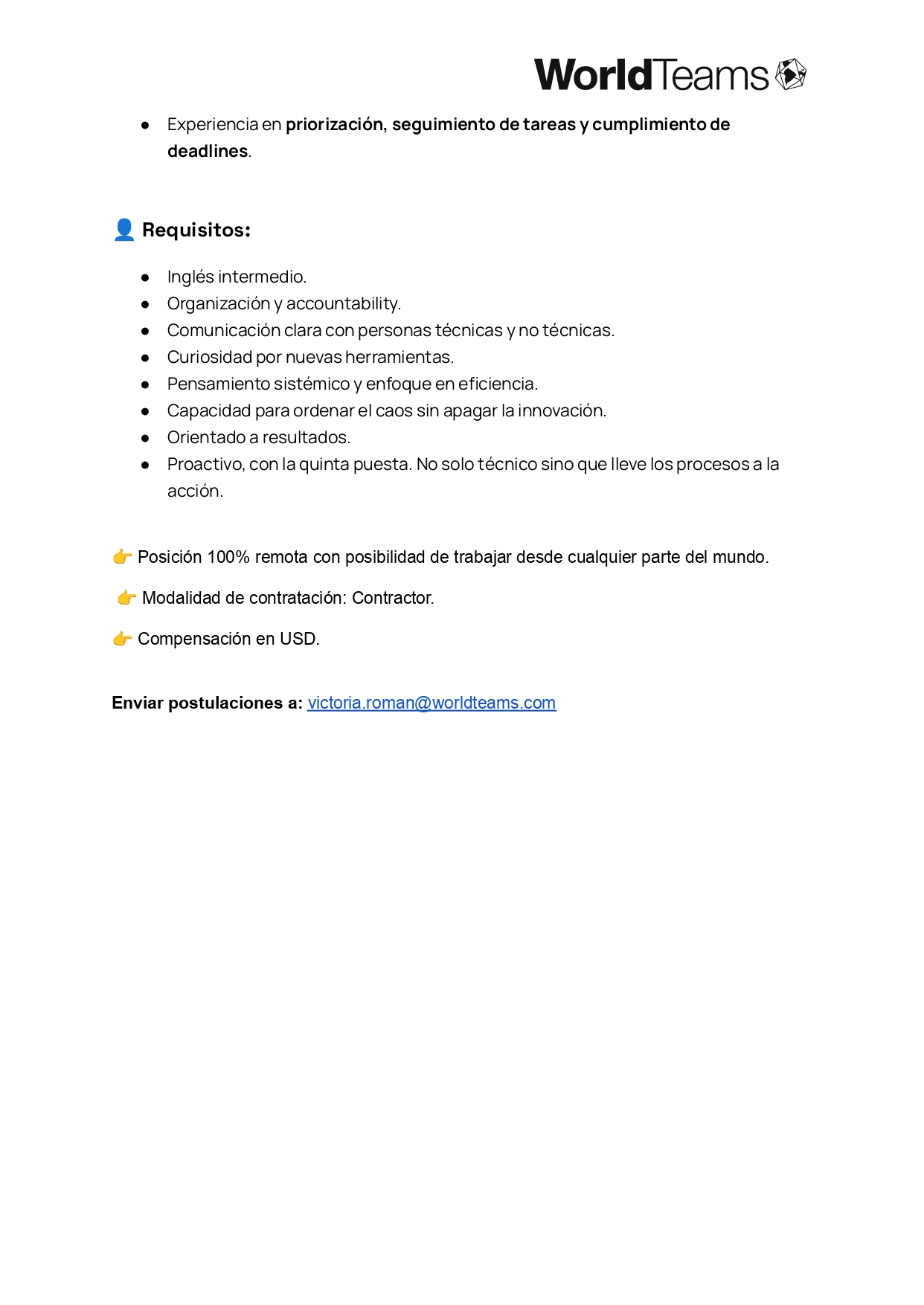 Perfil Product Manager Ops page 0002