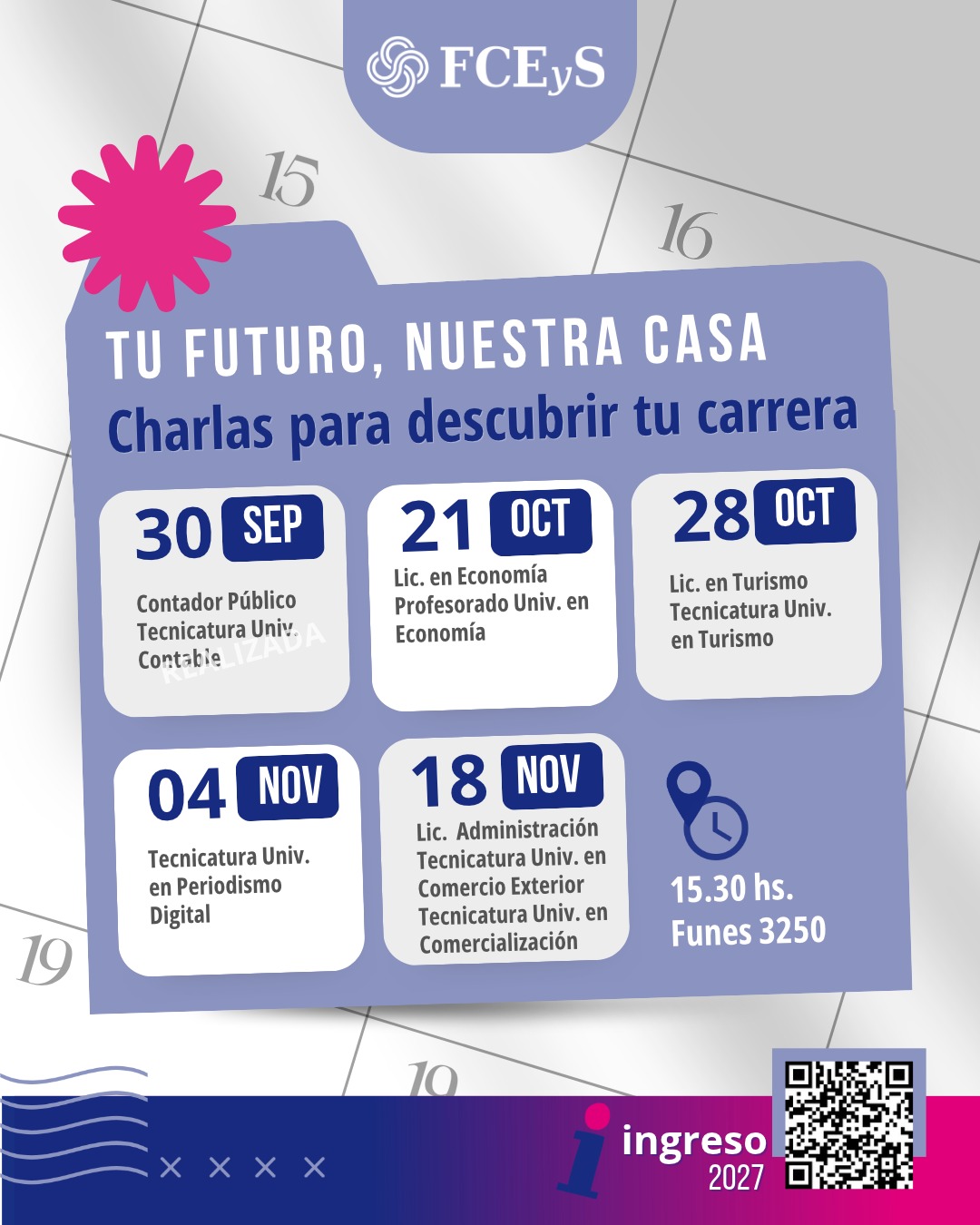 Charlas Ingresantes 2026