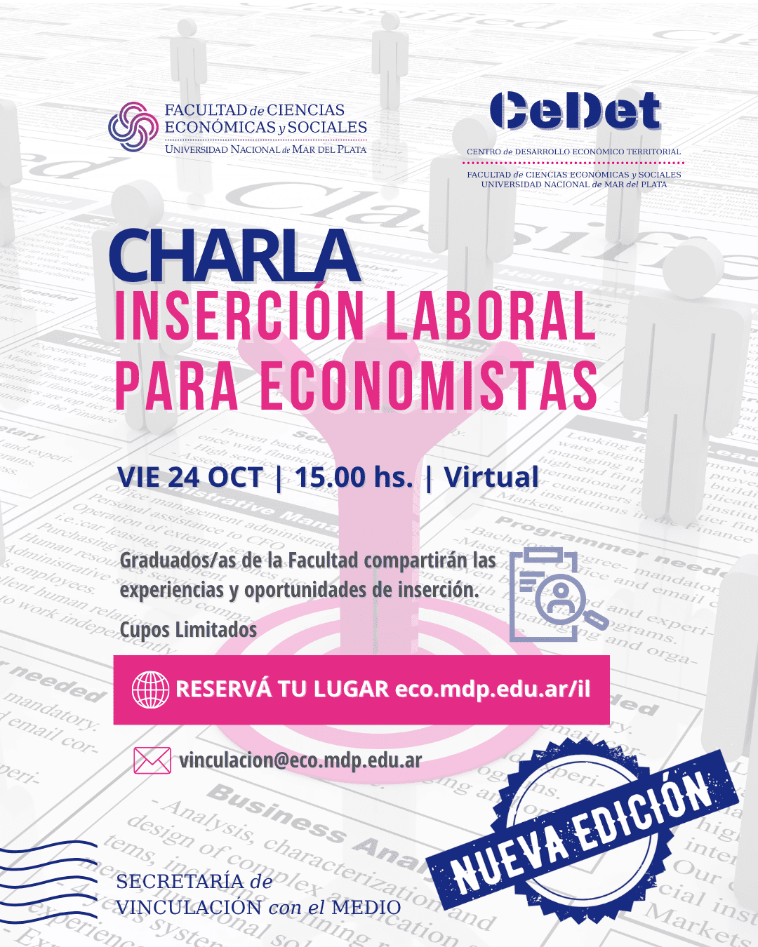 Charla Inserción Laboral para Economistas