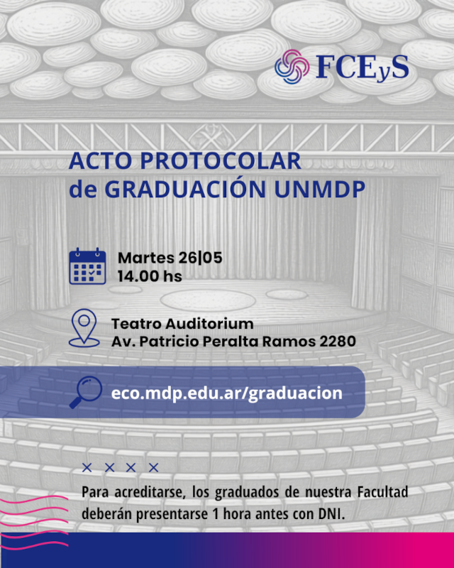 Primer Acto Protocolar de Graduación de la UNMdP 2026