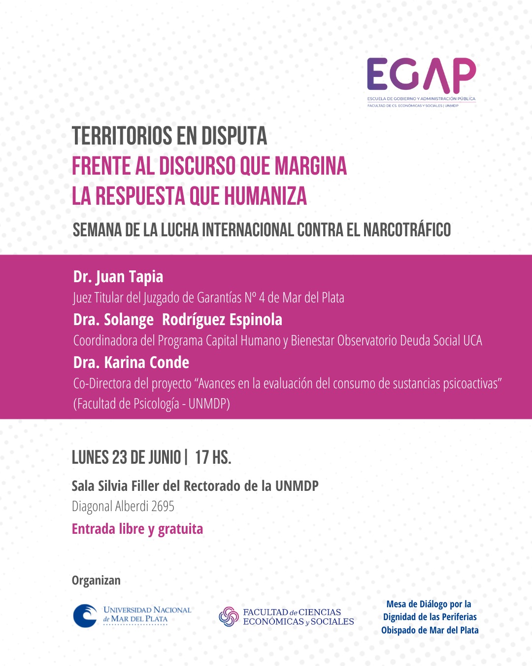 Territorios en disputa: Frente al discurso que margina, la respuesta que humaniza.